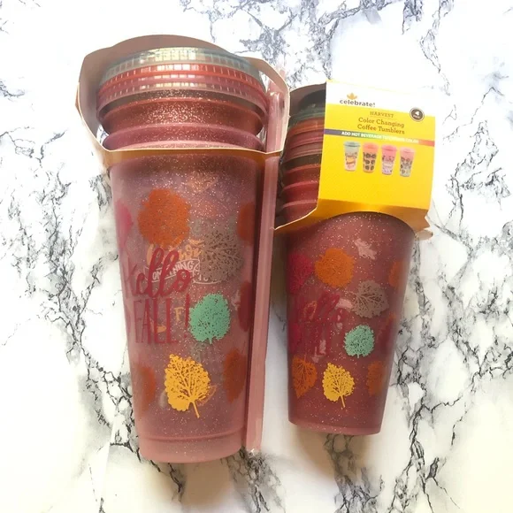 Harvest Color Changing Tumblers NEW - Picture 4 of 8